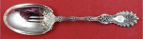 Sugar Spoon w/ wide bowl fancy shoulders 6